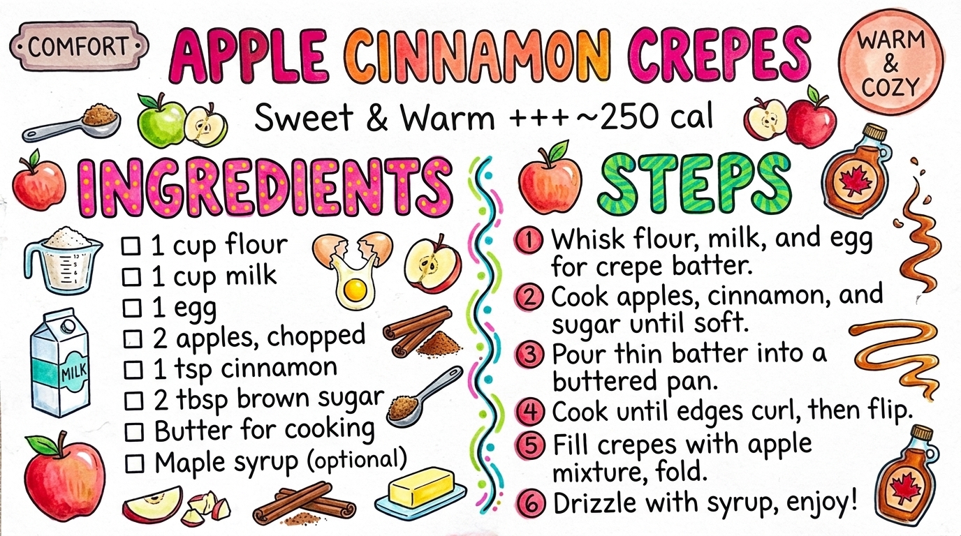 Hand-drawn recipe card by Brycen (age 11)
