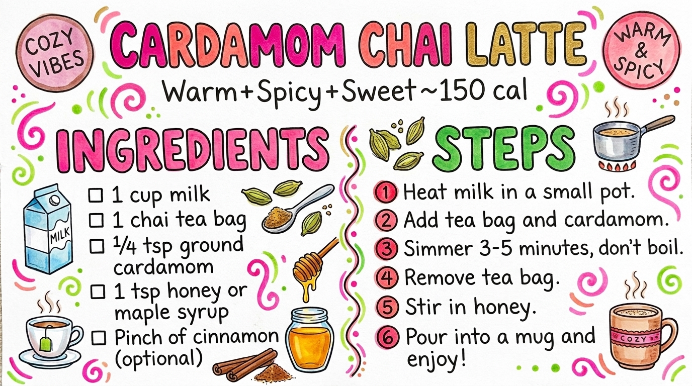 Hand-drawn recipe card by Brycen (age 11)
