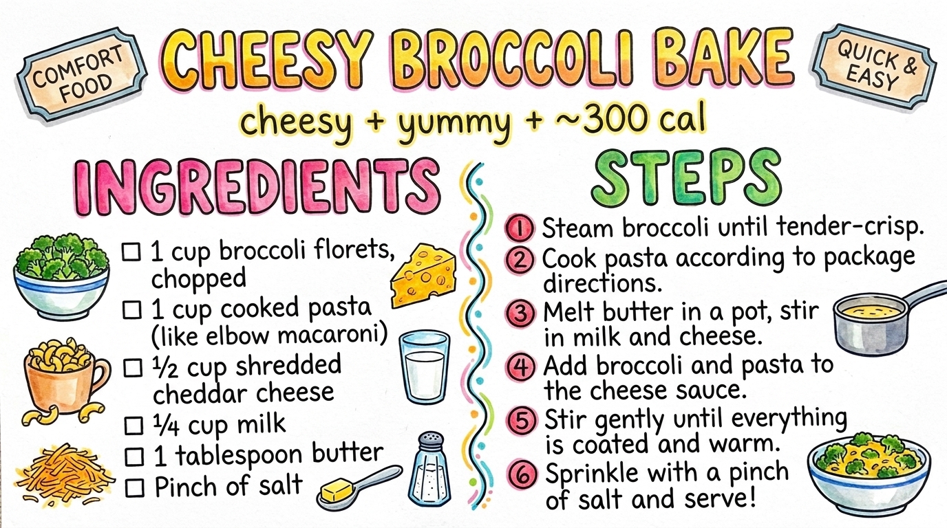 Hand-drawn recipe card by Brycen (age 11)