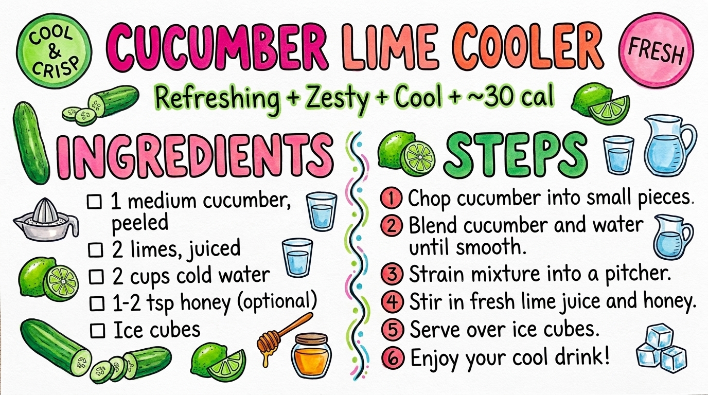 Hand-drawn recipe card by Brycen (age 11)