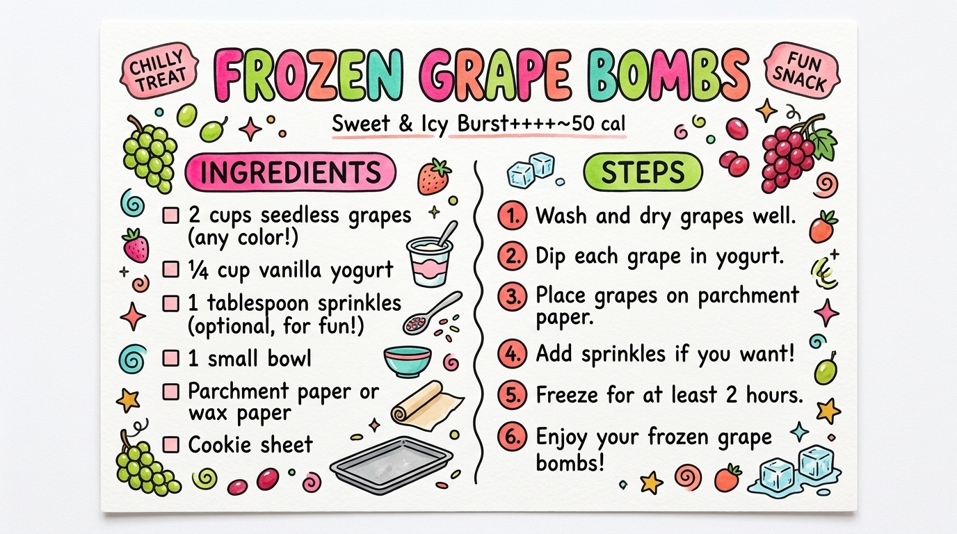 Hand-drawn recipe card by Brycen (age 11)