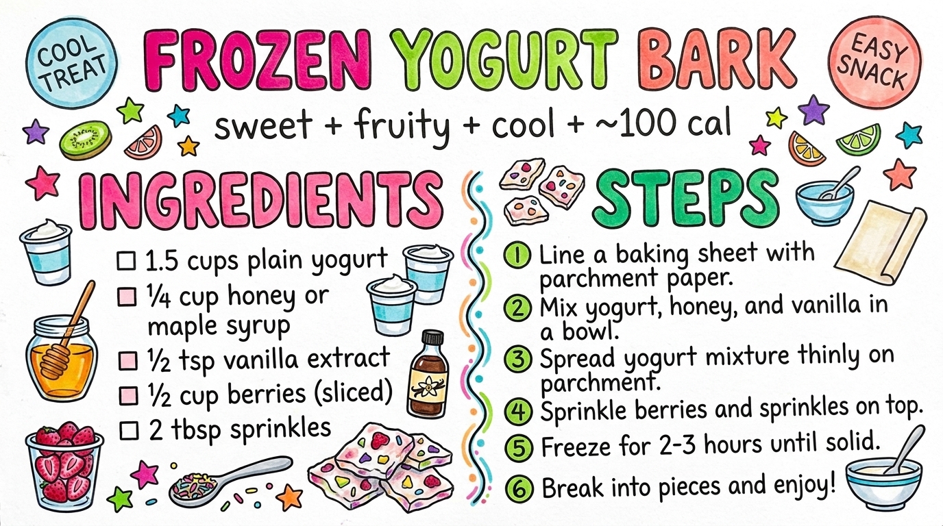 Hand-drawn recipe card by Brycen (age 11)
