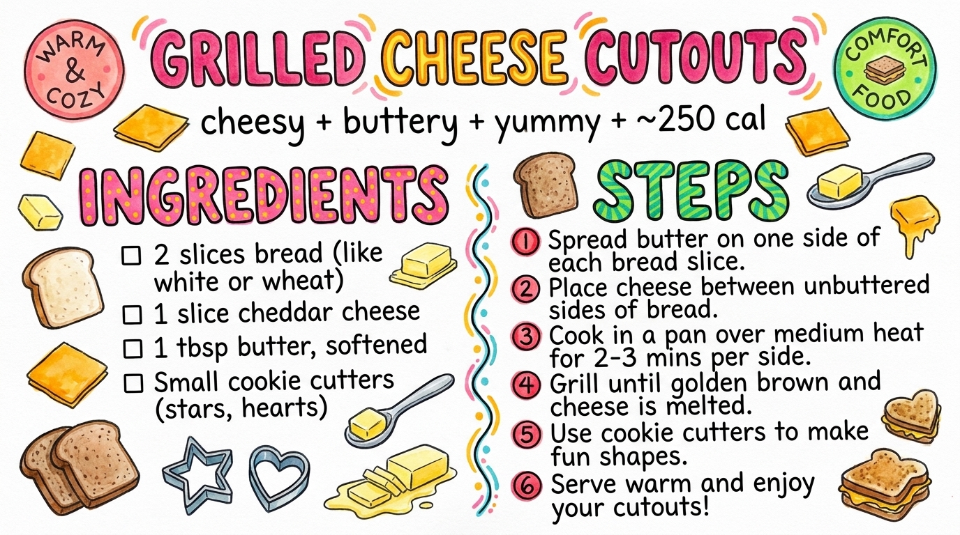 Hand-drawn recipe card by Brycen (age 11)