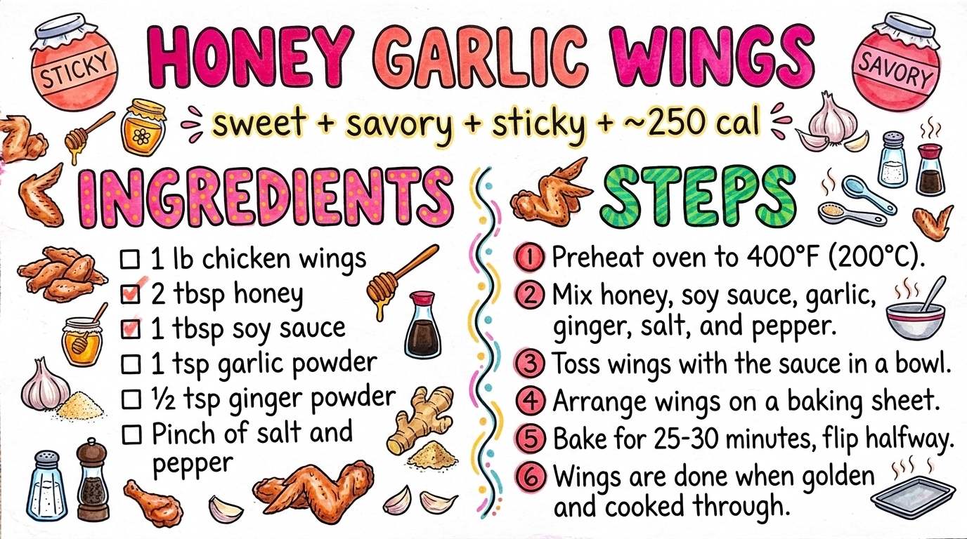 Hand-drawn recipe card by Brycen (age 11)