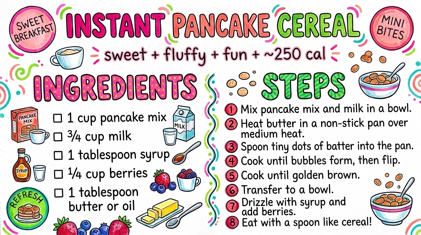 Hand-drawn recipe card by Brycen (age 11)