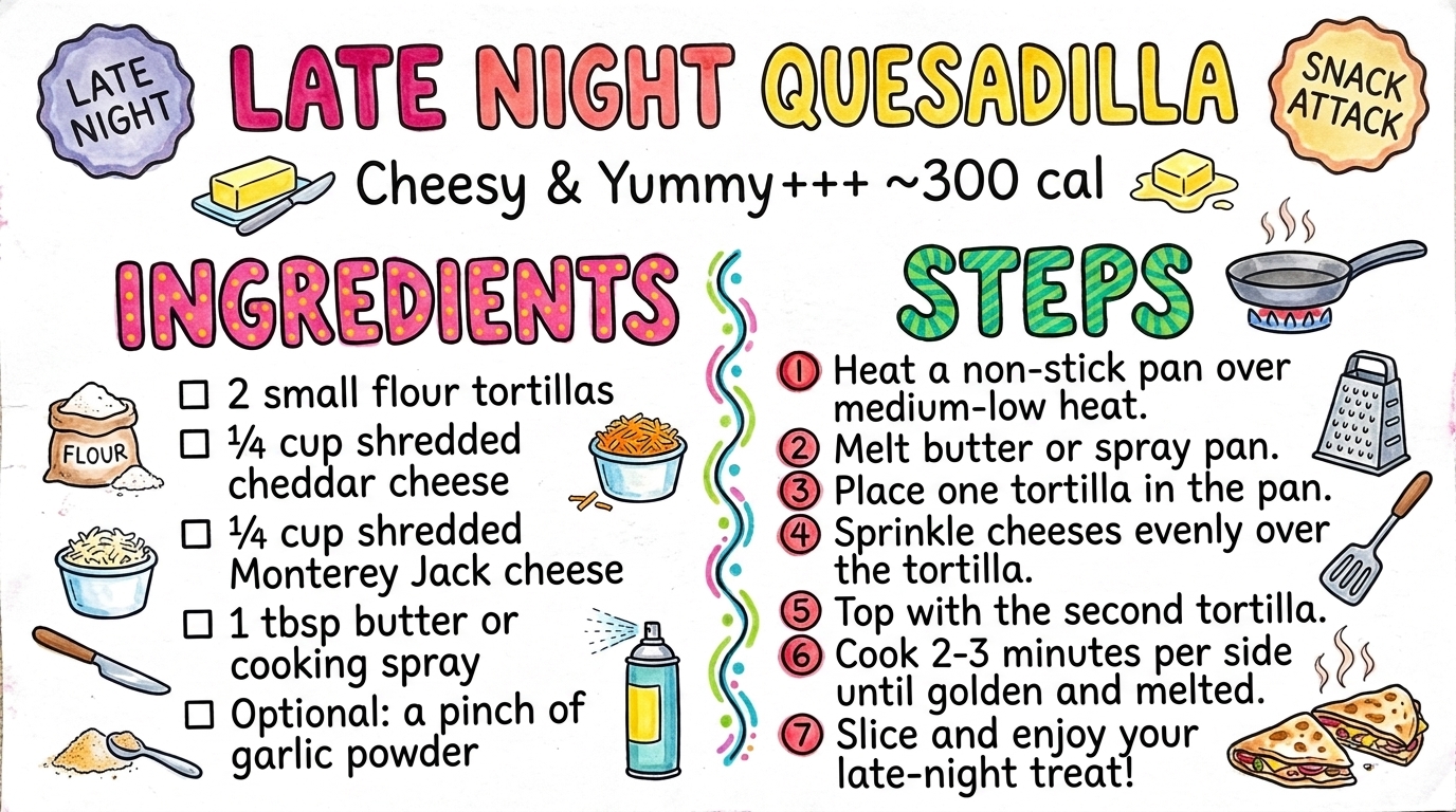 Hand-drawn recipe card by Brycen (age 11)