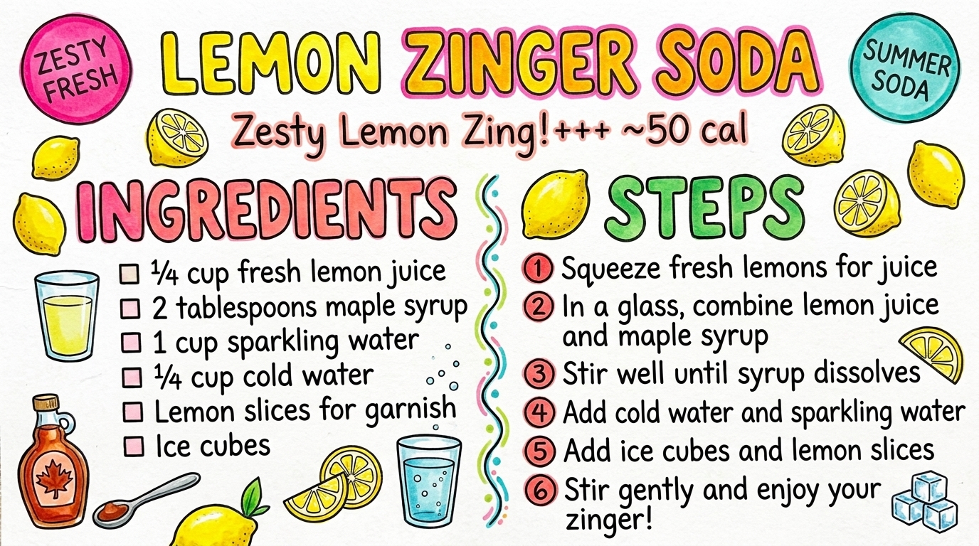 Hand-drawn recipe card by Brycen (age 11)