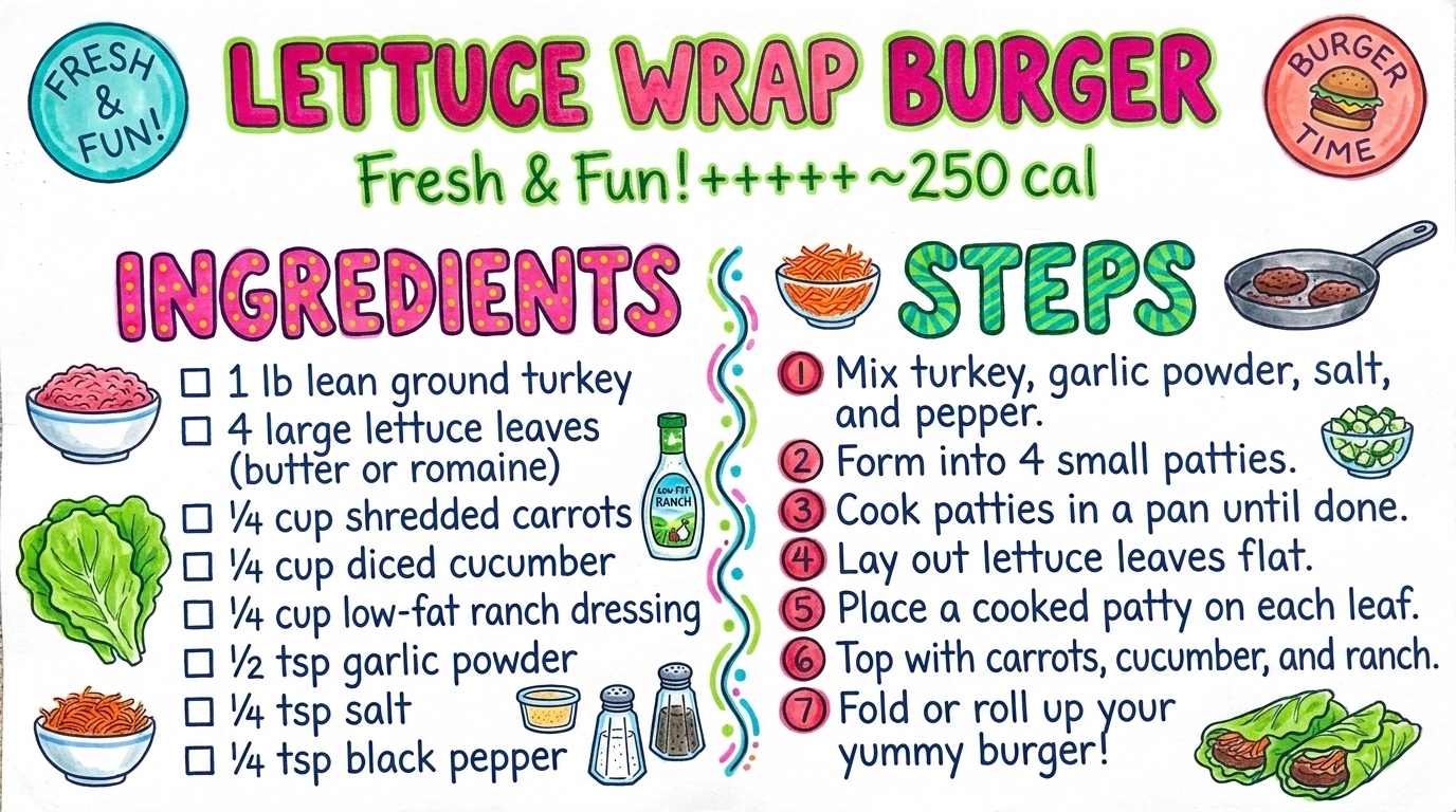 Hand-drawn recipe card by Brycen (age 11)