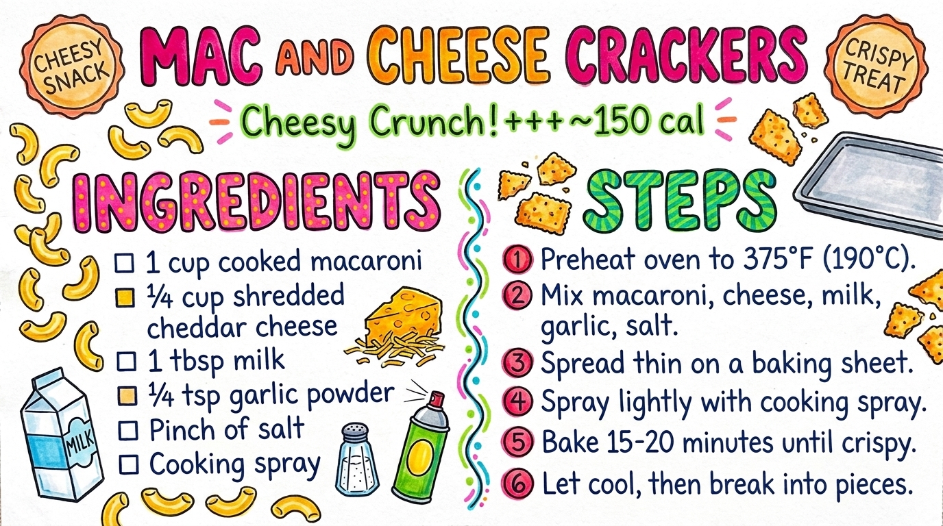 Hand-drawn recipe card by Brycen (age 11)