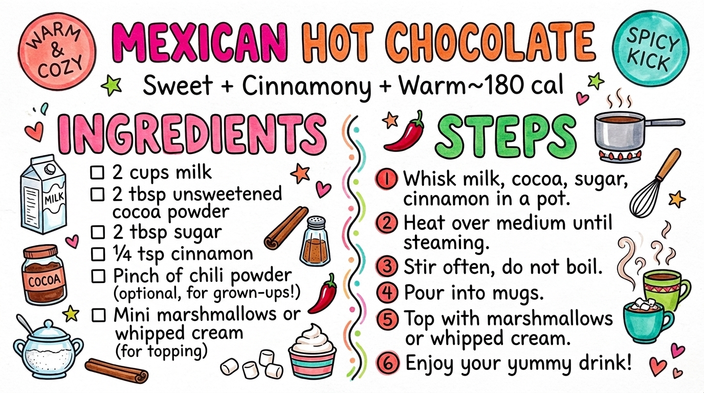 Hand-drawn recipe card by Brycen (age 11)