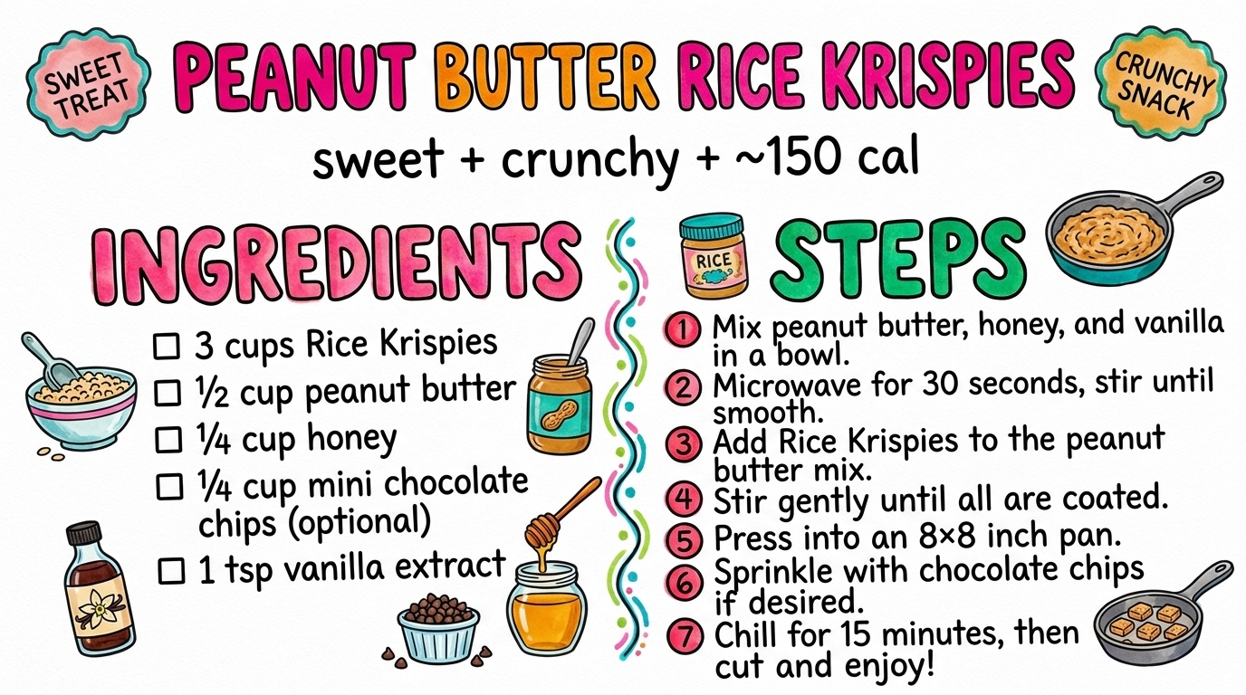 Hand-drawn recipe card by Brycen (age 11)