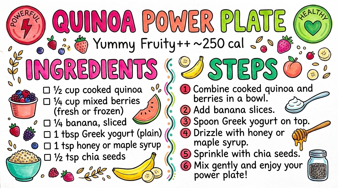 Hand-drawn recipe card by Brycen (age 11)