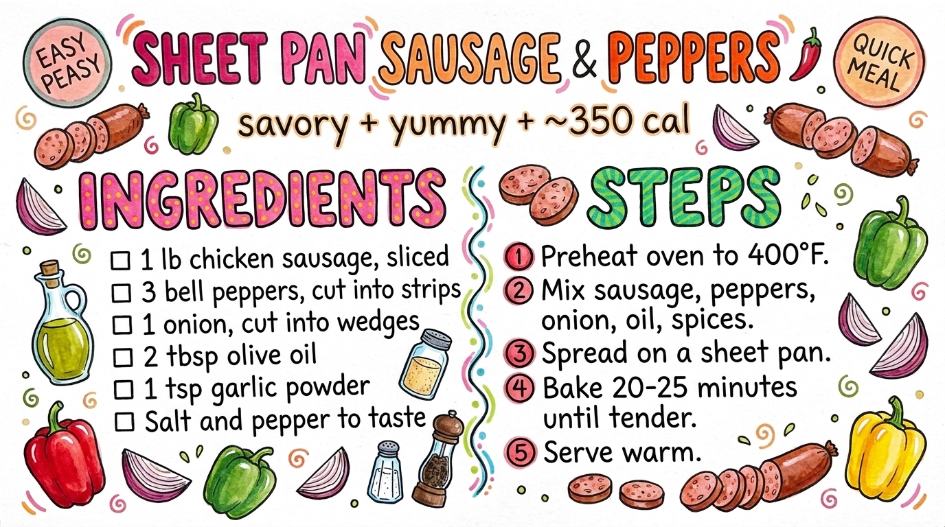 Hand-drawn recipe card by Brycen (age 11)
