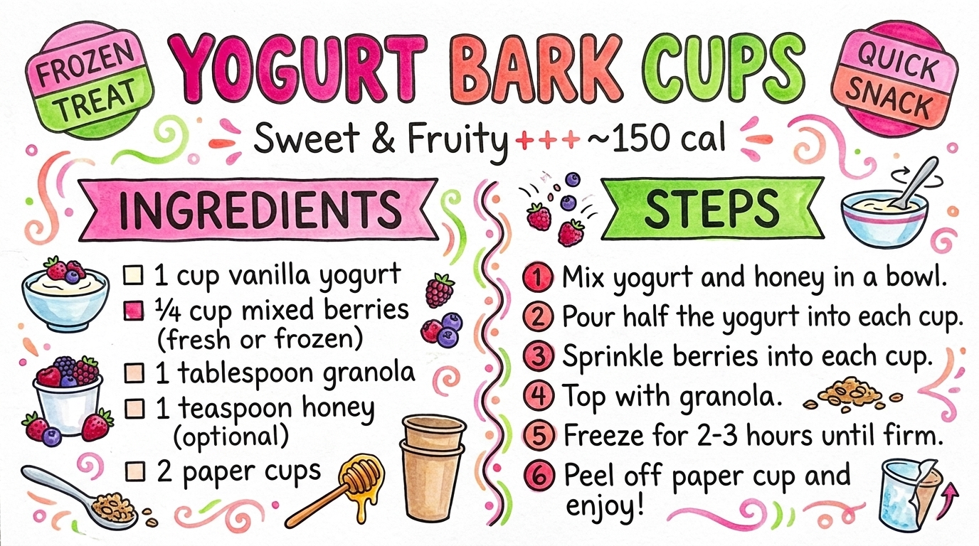 Hand-drawn recipe card by Brycen (age 11)