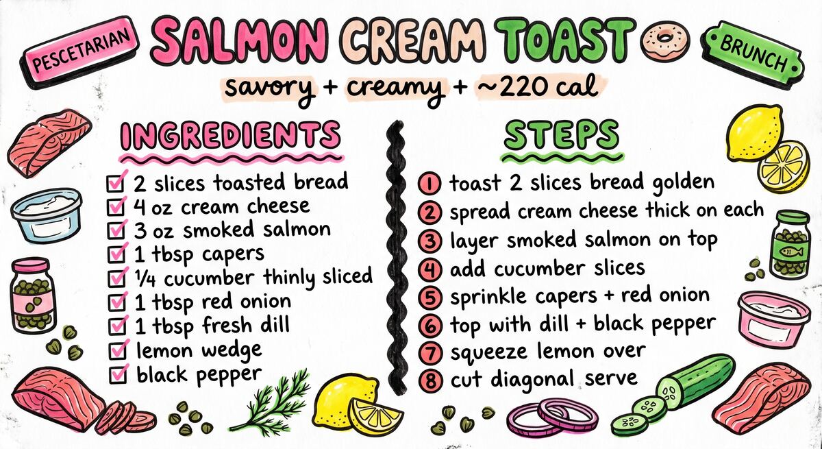 Hand-drawn recipe card by Brycen (age 11)