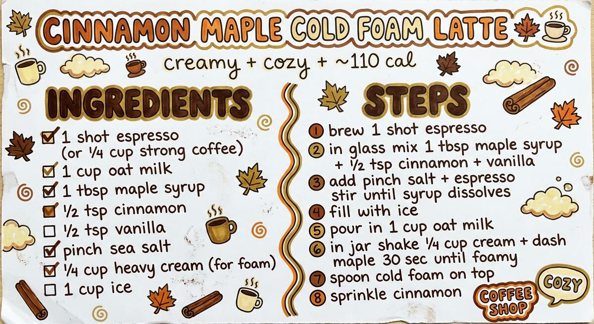 Hand-drawn recipe card by Brycen (age 11)