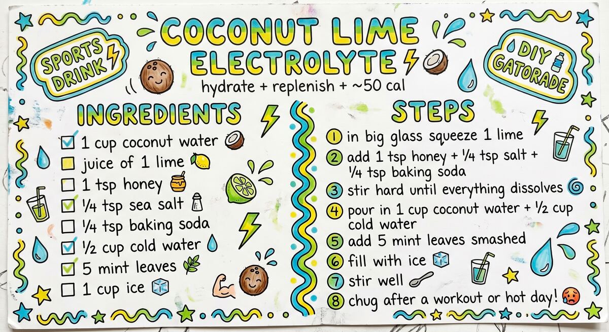 Hand-drawn recipe card by Brycen (age 11)