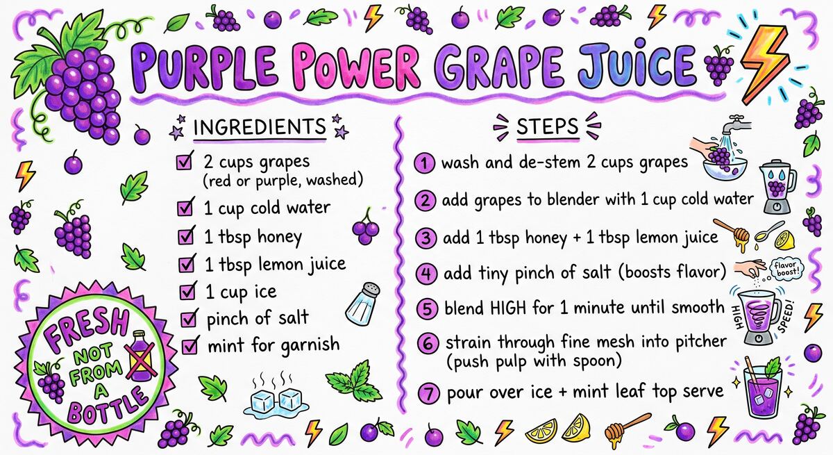 Hand-drawn recipe card by Brycen (age 11)