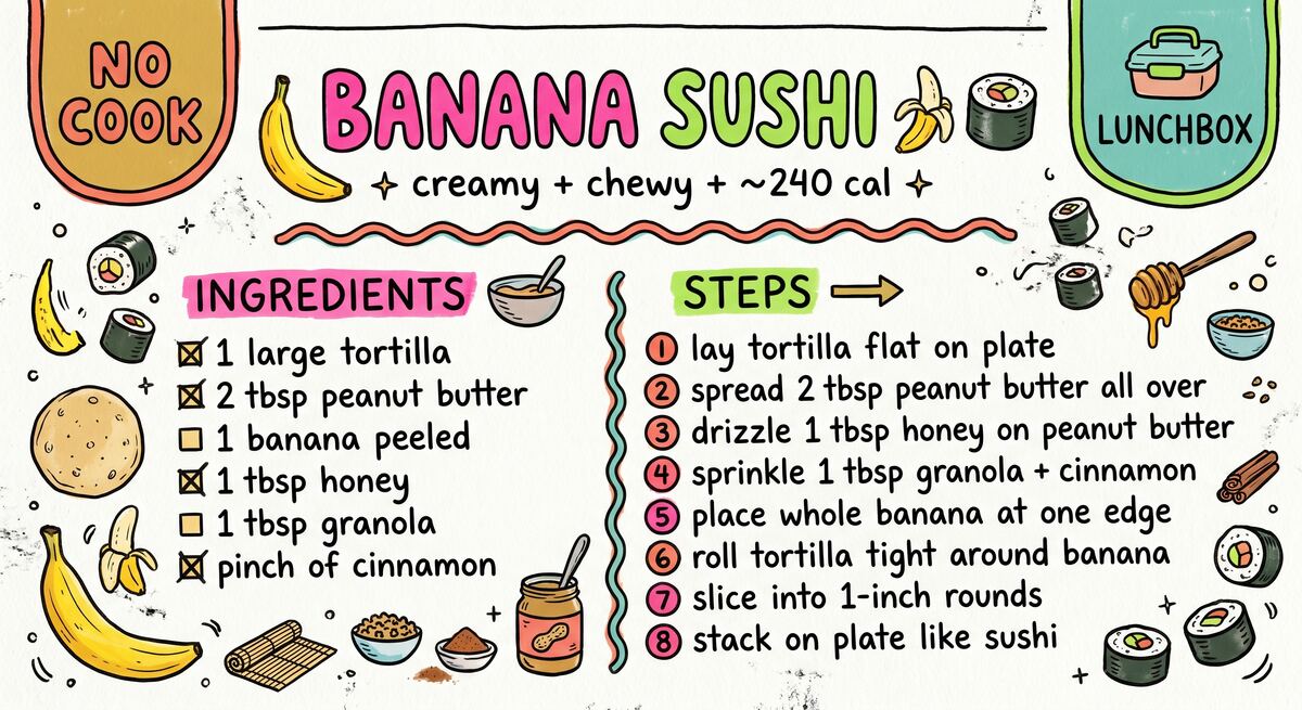 Hand-drawn recipe card by Brycen (age 11)